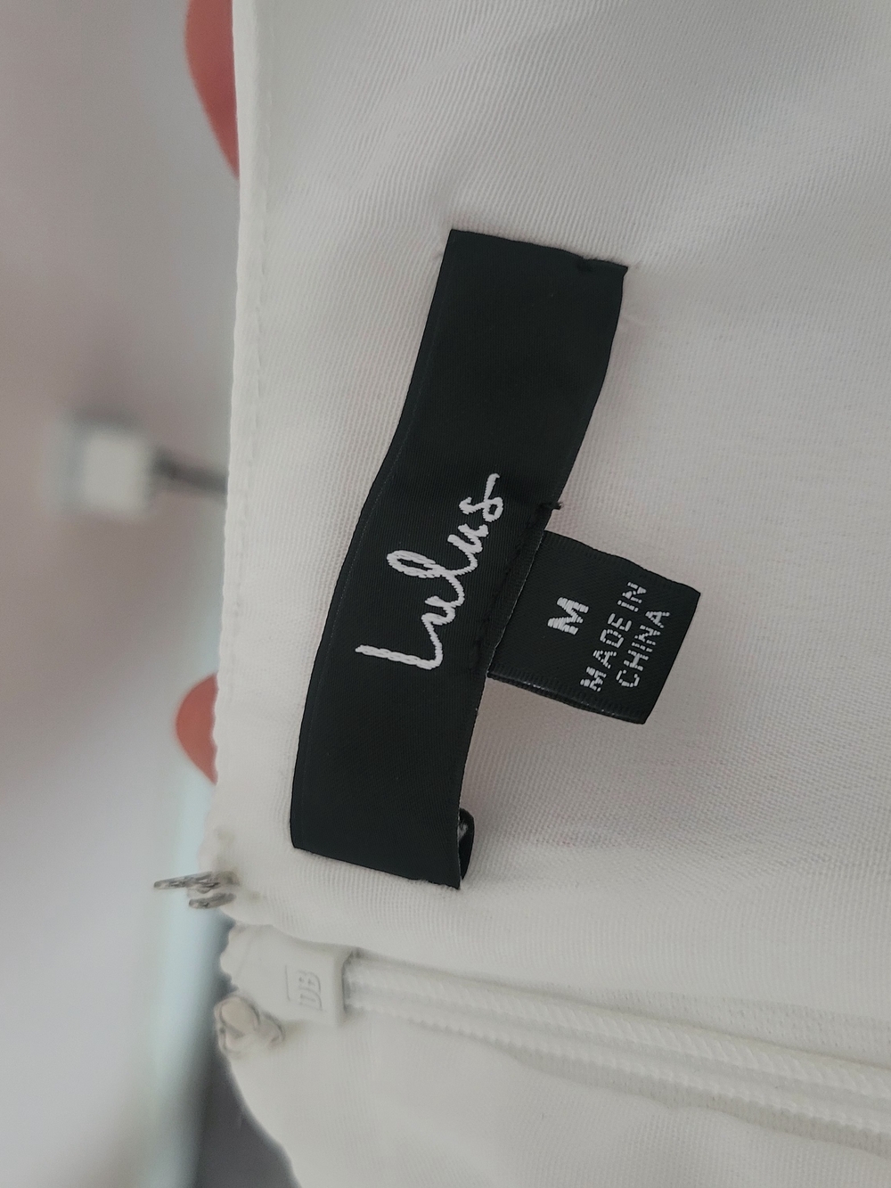 Lulus White Long Sleeve Faux Wrap Mini Dress Size M - Picture 7 of 8